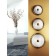 Mestre 2x60W lamp E27 Brown, gold