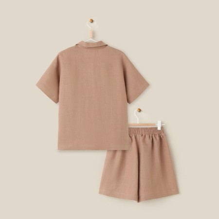 Female suit (shirt and shorts) SL Home p. L, coffee-8
