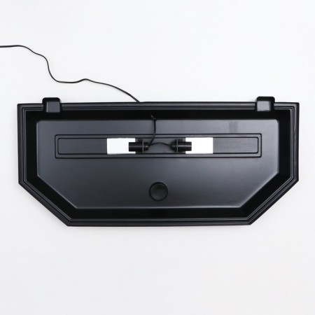 Aquarium "Panoramic" with a lid, 105 liters, 80 x 35 x 39.5/44.5 cm, black-3