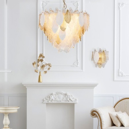 Suspended Bogate’s Leaf 369, E14, 21x40W, 794x794 mm, brass color-5