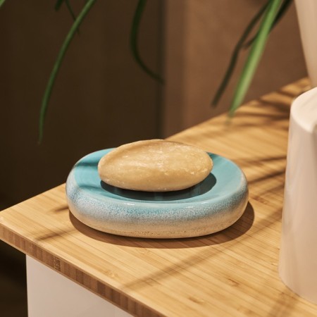 Soap dish, 10.5x13.5x3.5 cm, blue color-2