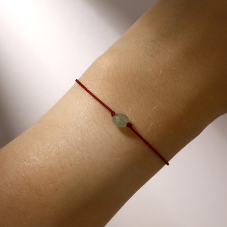 The wishes of the nephritis on the burgundy thread, the length is regulated-2