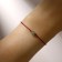 The wishes of the nephritis on the burgundy thread, the length is regulated