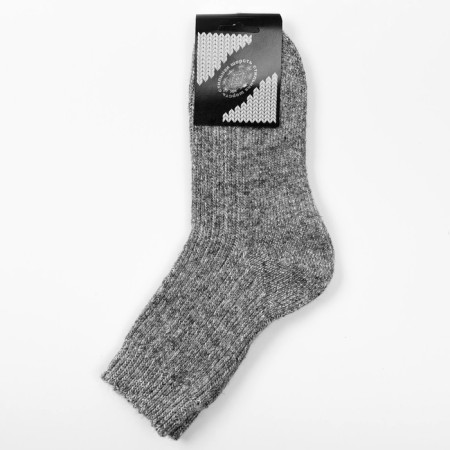 Socks children's woolen rubber color gray, size 22-3