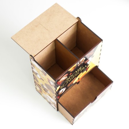 New Year's tea house with a box "Black Gold" 20x15x8.5 cm-4