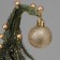 Christmas tree decor "with balls and sparkles, in a pot" 32x7.5 cm