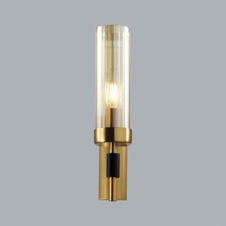 Bra Lumion. Sharon, 1x40W, E14, 290x155x65 mm, black color, brass
