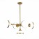 Suspension lamp ST LUCE. SL1157.303.05. Arbe. 5x40 W, E14, 105x63x55 cm, bronze color