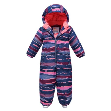 Overalls for the girl, orange color, height 110 cm