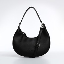 Women's bag Textura, baguette, small size, black color