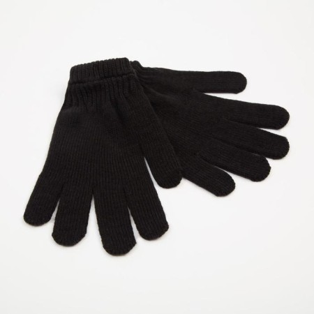 Male gloves, black color, size 20-1