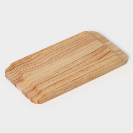 Cast iron pan "Night", 25 × 12 × 3 cm, on a wooden stand-7
