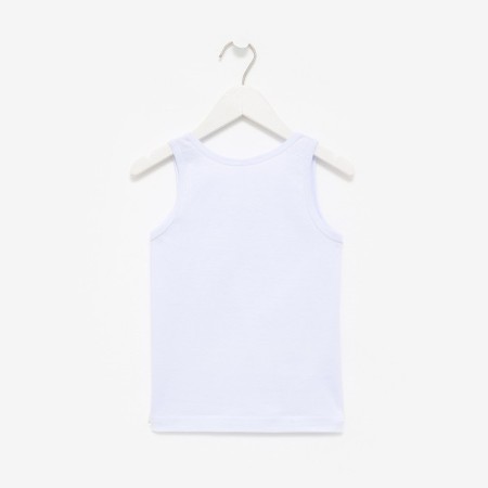 T -shirt for a boy, white color, height 116 cm-2