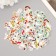 Stickers for creativity "Snowmen-iltus" embossing gold set 48 pcs 9x7x0.8 cm