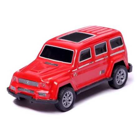 Metal machine "SUV", inertia, 1:64, mix-4