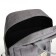 A backpack of textiles on a zipper, 3 pockets, a laptop, color gray
