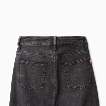 Jeans insulated female, gray color, size 28 (44)-10