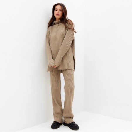 Women's costume mist (sweater and trousers), beige, p. L (48-50)-2