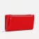 Women's wallet with lightning, red color