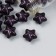 Surgut in granules in a jar of "stars" deep purple matte 16 g 7x3x3 cm