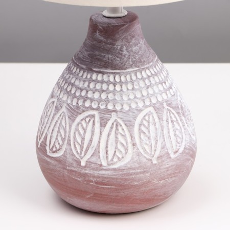 Table lamp "Monica" E14 40W chocolate 17x17x33 cm Risalux-3