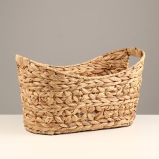 Wicker basket, 41x23x18/23 cm, reeds, seaweed