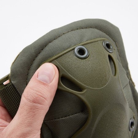 Set 2 knee pads, 2 red -leather, green-7