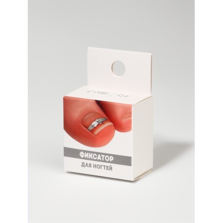Corrector-fixer for an ingrown nail, size m, in a plastic case, silver color-11