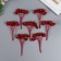 Decor for creativity "Asterisk in sparkles" (1 set = 1 bouquet) in a bouquet 12 pcs 10 cm