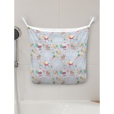 Organizer in a bath on suction cups “Gifts from Santa”, for storing toys and trifles, size 33x39 cm