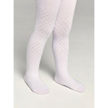 Pantyhose baby cotton Conte kids tip-top, height 104-110 cm, white color-5