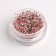 Decorative elements for the decor "stone", voluminous, copper/pink color