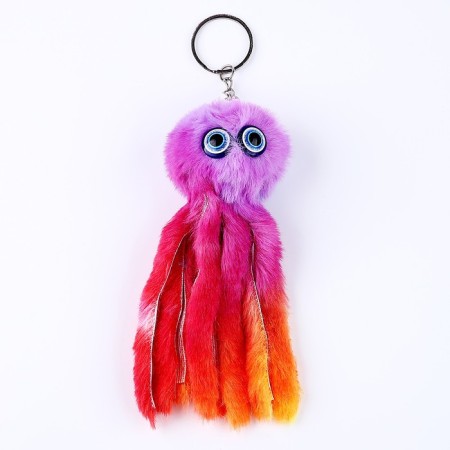 Soft toy "Osminog", on a key fob, 11 cm, Mix colors-1