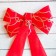 Christmas tree decoration "Balt with patterns" (set 2 pcs) 14x16 cm, golden red