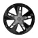 Wheel caps 15 "Super Astra T", Silver/Black, Carbon, set 2 pcs, AWCC-15-28