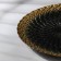 Baroque plate, d = 28 cm, black color with gold