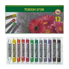 Пастель сухая художественная Koh-I-Noor TOISON D`OR, 8512/12, 12 цветов