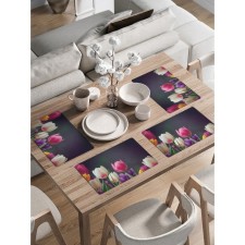A set of napkins for setting the table 