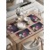 A set of napkins for setting the table "Spring tulips", rectangular, rounded edges, size 30x46 cm, 4 pcs