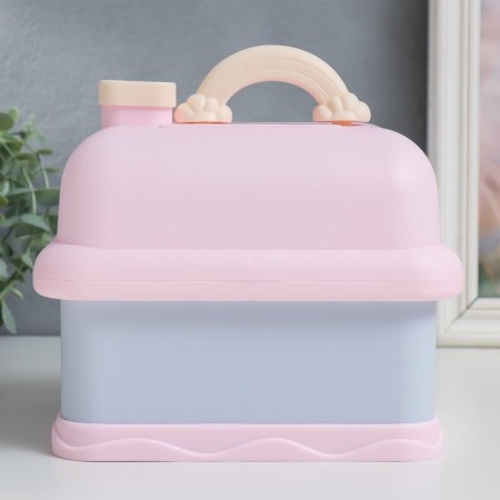 Piggy bank Plastic "House" with stickers mix 20x17x15.5 cm-4