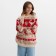 New Year. Knitted jumper KAFTAN Scandinavia size 44, red