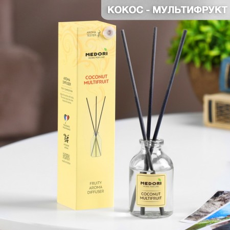 Diffusor aromatic Medori "Coconut Multifruit", 30 ml, coconut and multi -chief