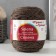Yarn "Selena" 100% wool 160m/100g (1059 dark coffee)