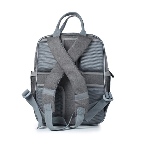 School backpack, synthetic fabric, 300x390x115 cm, gray St.-3