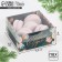 Box for confectionery products with PVC CLOW, 12 x 6 x 11.5 cm, New Year