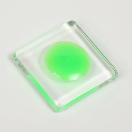 Gel nail polish, Glow in the Dark, 3-phase, 8ml, LED/UV, fluorescent, bright green color (22)-10