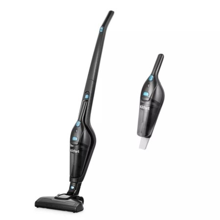 Vacuum cleaner KitFort KT-5161-1, vertical, wireless, 120/60 watts, 0.5 l, dark gray