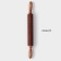Rnocking rolling pin Magistro, tree, 43 × 4 cm, working part 23 cm, with curly handles