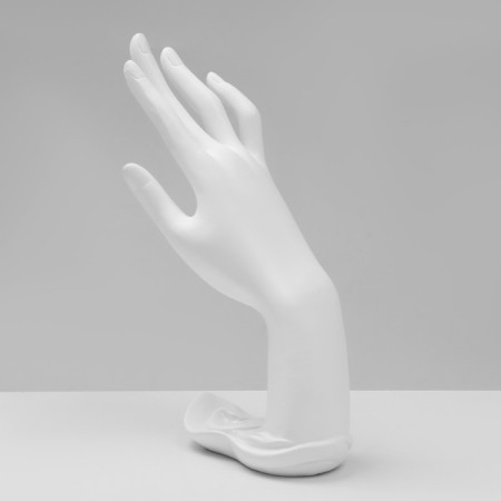 Steam for jewelry "Hand" 9 x 12 x 22, white color-3