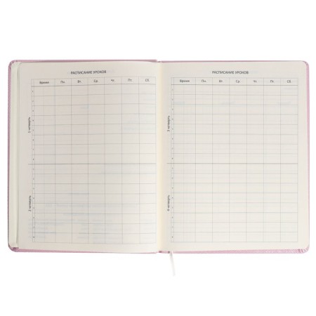 Universal diary for grade 1-11 Triangular Heart, hard cover, artificial leather, foam rubber, lies, 80 g/m2-4